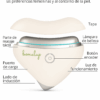 Masajeador Facial Bonelup con Luz LED, Calor y Microcorrientes + Rodillo Facial Jade de Regalo
