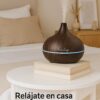 Difusor de Aromas Ultrasónico Bonelup – Humidificador 500 ml con Luz LED y Apagado Automático – Aromaterapia para Hogar y Oficina