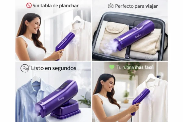 Steamer Bonelup – Plancha de vapor portátil para ropa (sin tabla)